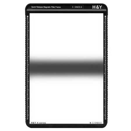 H&Y 100x150mm HD MRC Center Graduated Neutral Density 0.9 Square Filter (3-Stops) with Magnetic Filter Frame for 100mm K-Series Filter Holder