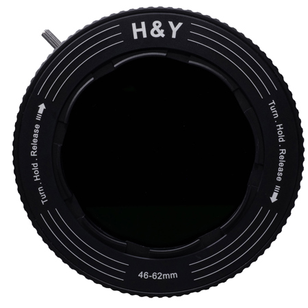 H&Y RevoRing Variable ND3-ND1000 and CPL Filter with 46-62mm Variable Adapter