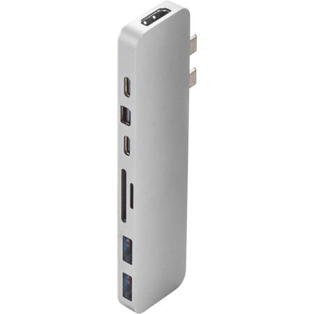 Hyper HyperDrive PRO 8-In-2 USB-C Hub for MacBook Pro & MacBook Air, Silver