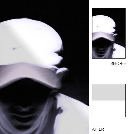 Hoya 49mm Half-Color Light Grey Special Effects Filter