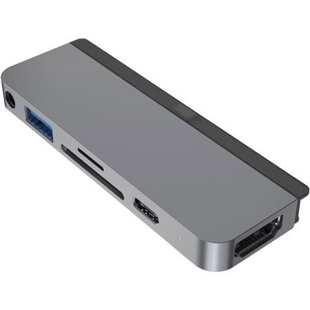 Hyper HyperDrive 6-In-1 USB-C Hub for iPad Pro, Space Gray