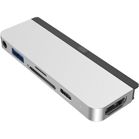 Hyper HyperDrive 6-In-1 USB-C Hub for iPad Pro, Silver
