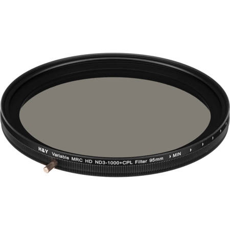 H&Y 95mm K-Series Variable HD MRC ND3-ND1000+CPL Filter, 1.5 to 10 Stops