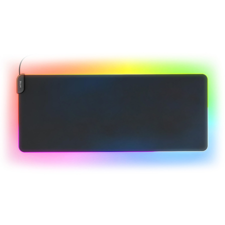 HYTE CNVS Intense Play Mat qRGB Gaming Mouse Pad Black