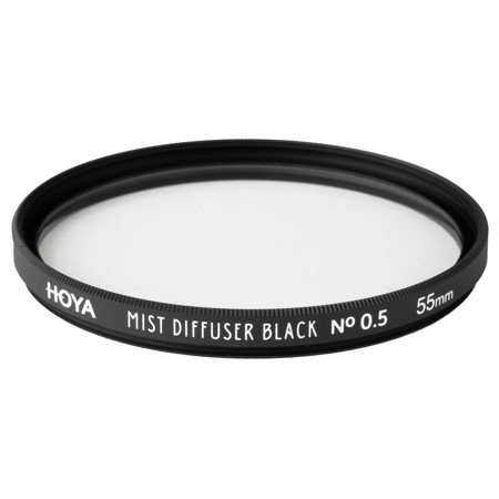 Hoya 55mm Mist Diffuser Black No. 0.5 Glass Filter