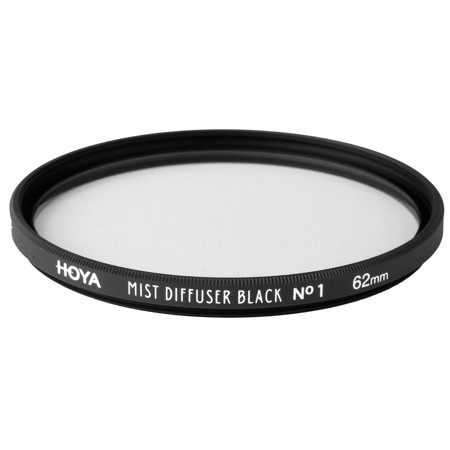 Hoya 62mm Mist Diffuser Black No. 1 Glass Filter
