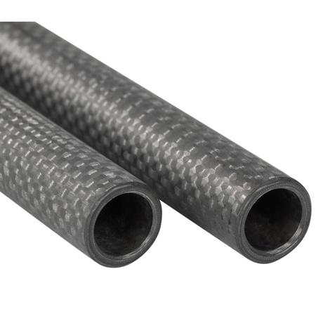 Ikan 15mm Carbon Fiber Rod, 16" Length, Set of 2