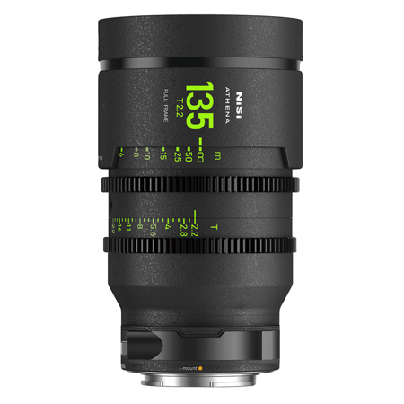 NiSi ATHENA PRIME 135mm T2.2 Cinema Lens with Filter Holder for Leica L
