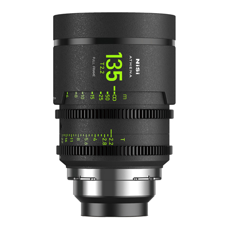 NiSi ATHENA PRIME 135mm T2.2 Cine Lens with Filter Holder for PL Mount