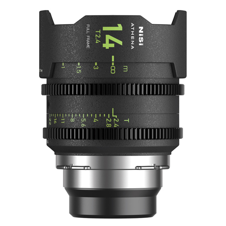 NiSi ATHENA PRIME 14mm T2.4 Cine Lens with Filter Holder for PL Mount