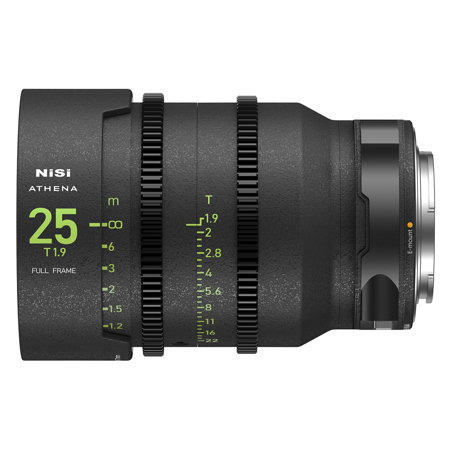 NiSi ATHENA PRIME 25mm T1.9 Cine Lens with Filter Holder, Sony E