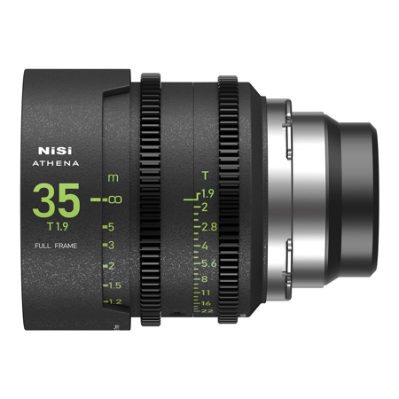 NiSi ATHENA PRIME 35mm T1.9 Cine Lens with Filter Holder, PL Mount