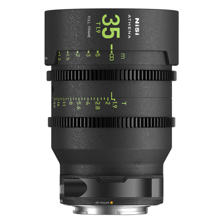 NiSi ATHENA PRIME 35mm T1.9 Cine Lens with Filter Holder, Canon RF