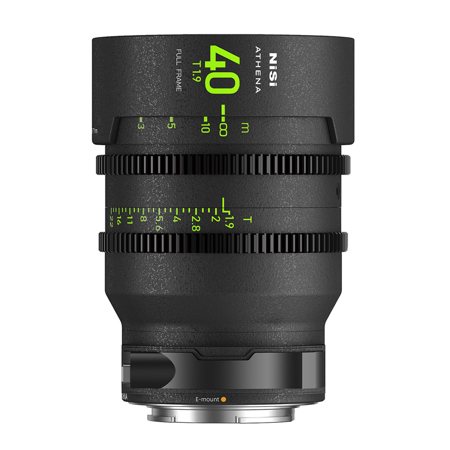 NiSi ATHENA PRIME 40mm T1.9 Cine Lens with Filter Holder, Sony E