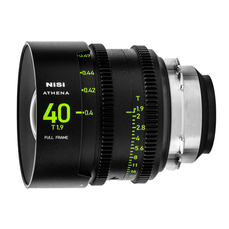 NiSi ATHENA PRIME 40mm T1.9 Cine Lens with Filter Holder, PL Mount