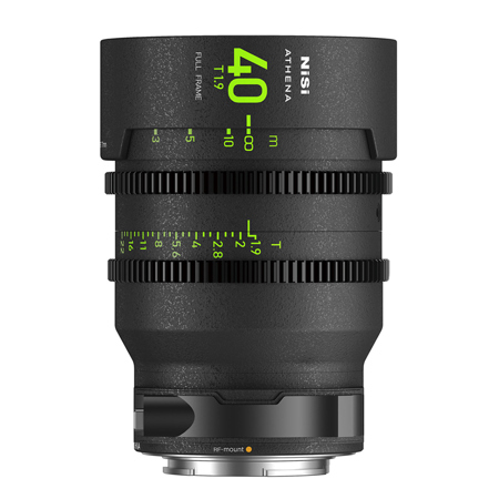 NiSi ATHENA PRIME 40mm T1.9 Cine Lens with Filter Holder, Canon RF