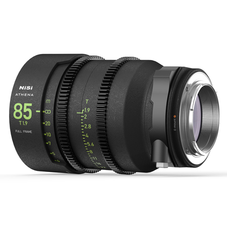 Nisi Athena prime 85mm T1.9 Sony Eマウント NiSi ATHENA PRIME 85mm T1.9 Cine Lens with Filter Holder, Sony E