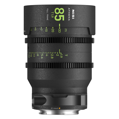NiSi ATHENA PRIME 85mm T1.9 Cine Lens with Filter Holder, Canon RF
