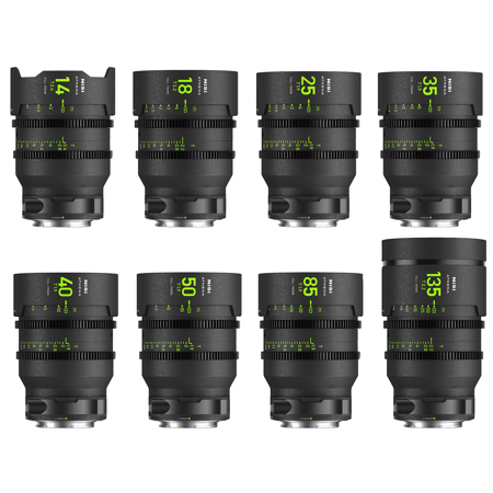 NiSi ATHENA PRIME Cine Master 8-Lens Kit with Filter Holder, Leica
