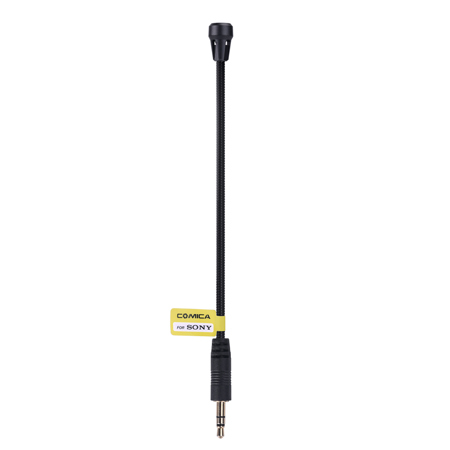 Comica CVM-GM-C2 Cardioid Mini Gooseneck Lavalier Microphone with 3.5mm Connector for Sony Wireless Transmitters
