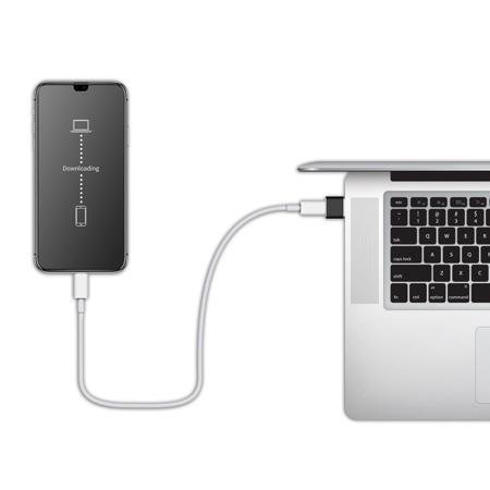 Comica CVM-USBC-A OTG USB-C Female to USB-A Male Adapter