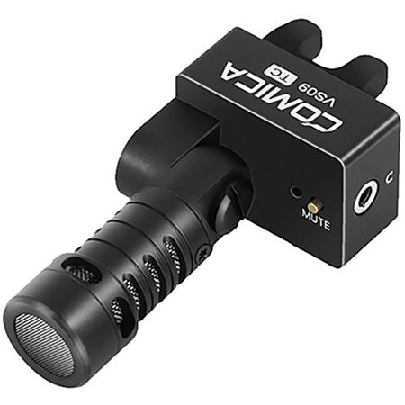 Comica CVM-VS09 TC Cardioid Smartphone Microphone with Type-C Interface, Black