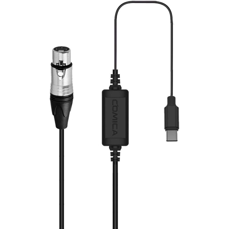 Ikan Comica 19.68' XLR to USB-C Interface Audio Cable Adapter for VP2/VP3/HRM-C