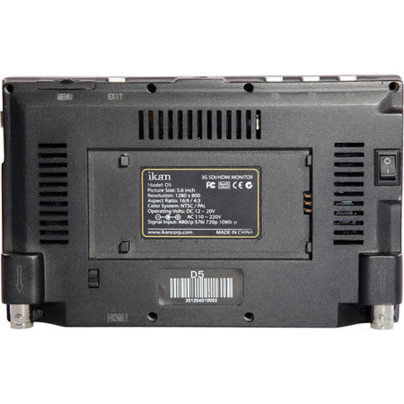 Ikan D5 5.6" 3G-SDI LCD Monitor with Nikon EN-N Battery Plate