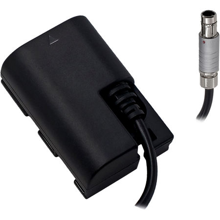 Tilta 17" LP-E6 Dummy Battery to 3-Pin Fischer Power Cable for Canon Cameras