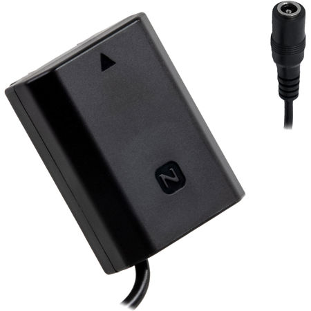 Tilta 17" Dummy Battery to 5.5/2.5mm Female Barrel Cable for Sony A9/A7 Cameras