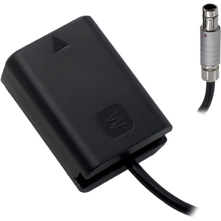 Tilta 14" Dummy Battery to 3-Pin Fischer Power Cable for Sony A6/A7 Cameras