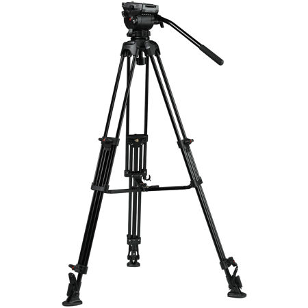 Ikan E-Image EG04AS 3-Section Al Lightweight Tripod w/GH04 Ball/Flat Fluid Head