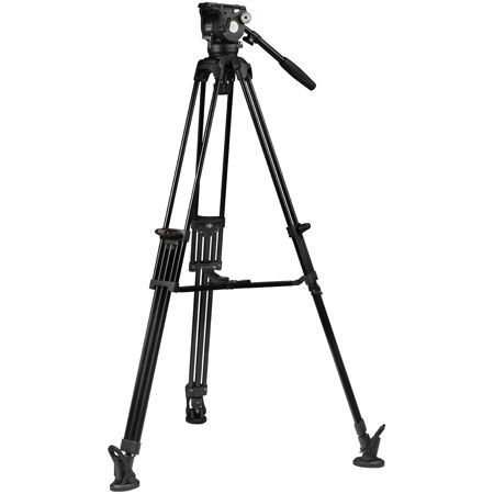Ikan E-Image EG08A2 3-Section Aluminum Tripod with GH08 Fluid Head