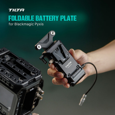 Tilta Foldable V-Mount Battery Plate for PYXIS 6K/12K Camera Cage