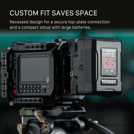 Tilta Foldable V-Mount Battery Plate for PYXIS 6K/12K Camera Cage