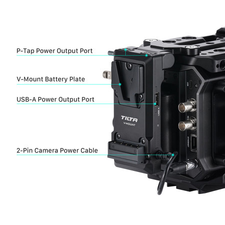 Tilta Foldable V-Mount Battery Plate for Blackmagic PYXIS 6K/12K