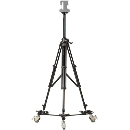Ikan E-Image GA230D-PTZ 3-Section Al Tripod w/Geared Center Column,Dolly for PTZ