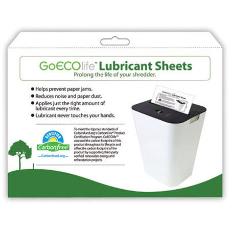 GoECOlife GLS12i Shredder Lubricant Sheets, 12 Pack