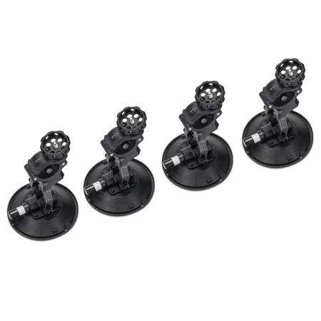 Tilta Speed Rail Mounting Suction Cup, 4-Pack, Black