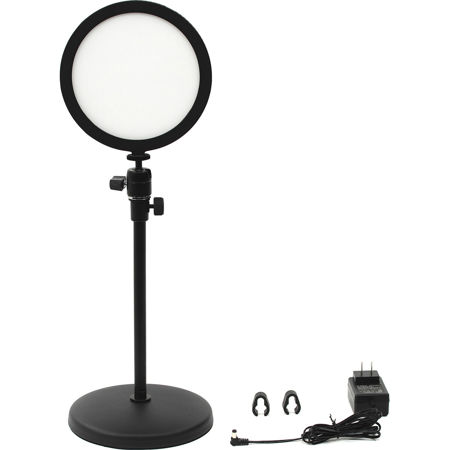 Ikan Homestream 6" Diameter Accent Light with Variable Height Table Stop Stand