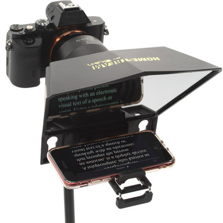 Ikan Homestream Smartphone Teleprompter for DSLR/Mirrorless Cameras, BT Remote