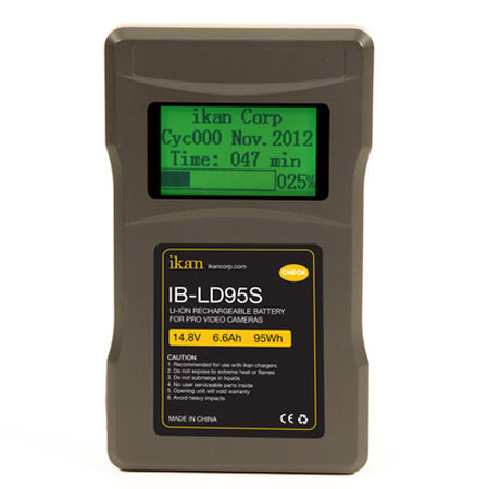 Ikan 95Wh V-Mount Li-Ion Battery with LCD Display