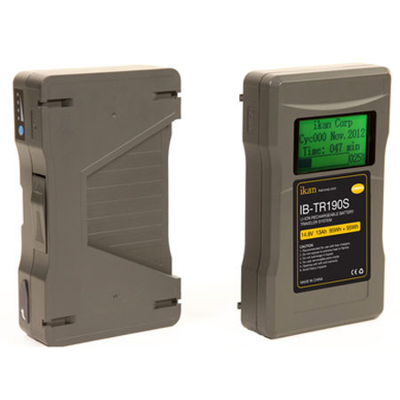Ikan 190Wh V-Mount 2-Piece Li-Ion Battery with LCD Display