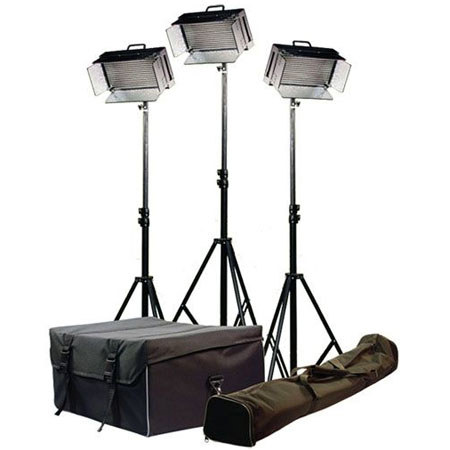 Ikan ID 500 LED 3-Light Kit with 3 x ID 500 LED Head
