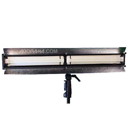 Ikan L200 110w Fluorescent Light with 2-55watt Tubes, Double Line Dimmer