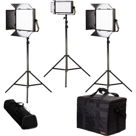 Ikan Lyra Bi-Color 3-Point LED Light Kit with 2x LB10 and 1x LB5 LED Light
