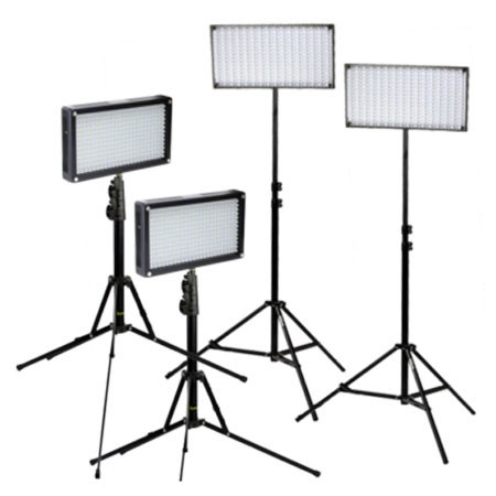 Ikan Location 4 Piece Bi-Color Light Kit, Medium