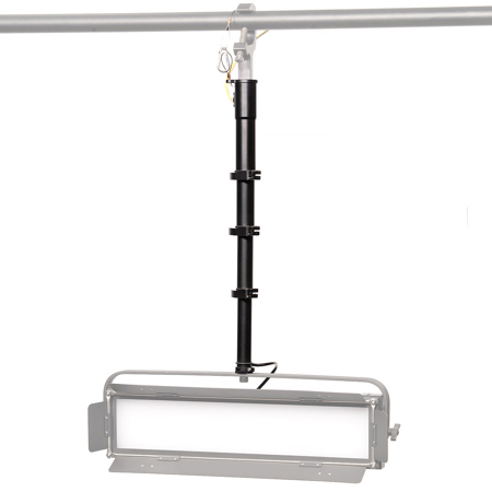 Ikan 2' 3-Section Aluminum Telescoping Stand/Hanger with Cable for PoE Light