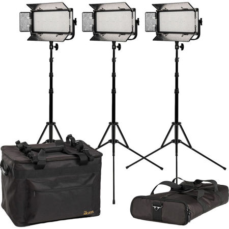 Ikan Mylo MB8 3-Point Half x 1 Bi-Color LED Light Kit