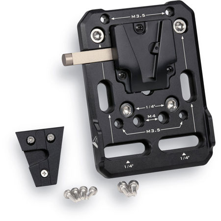 Tilta Tiltaing Mini V-Mount Battery Plate for Gimbals and Smaller Cameras, Black